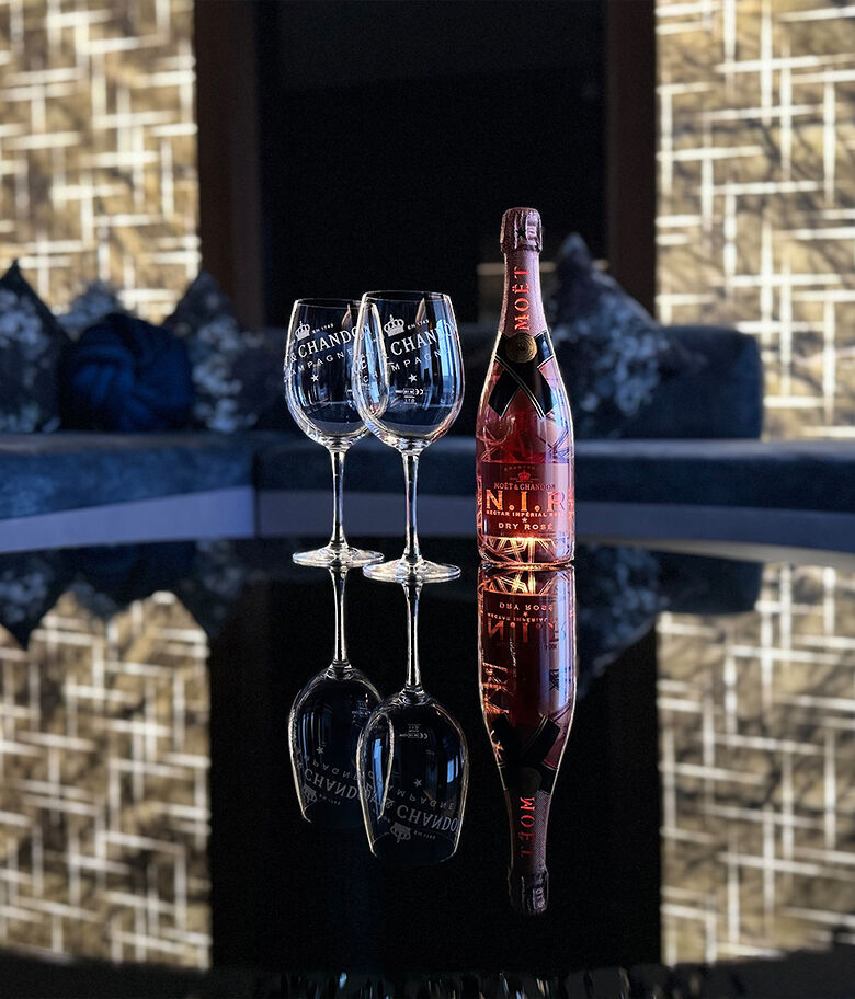 Moët & Chandon N.I.R. Nectar Impérial Dry Rosé Luminous Edition, Wellnesshotel Jagdhof